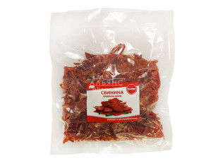 Рыцарское мясо говядины: Свинина вяленая (строганина)