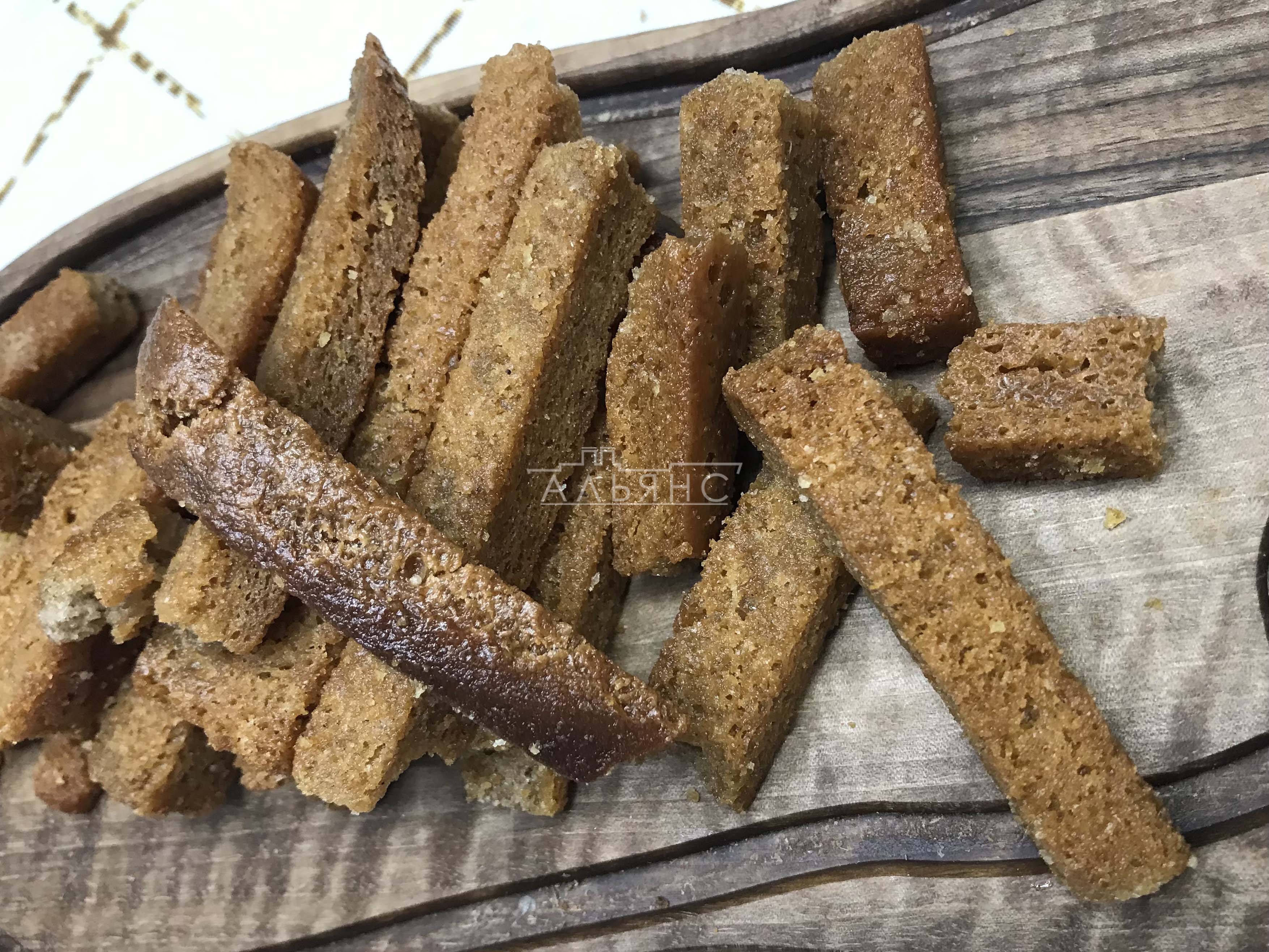Деревенские гренки с чесноком в Бронницах