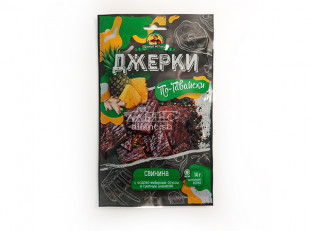 Сухарики с семгой и сыром: Джерки из свинины 