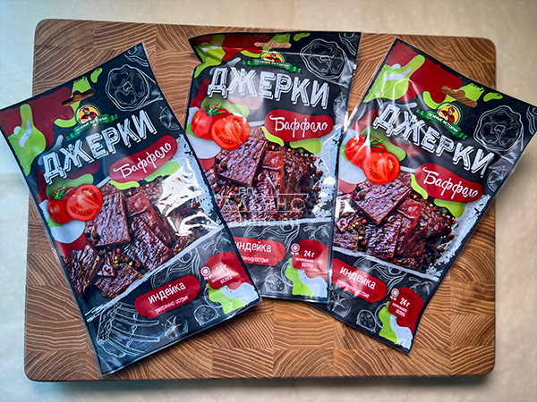 Джерки из индейки "Баффало" 45 гр. в Бронницах
