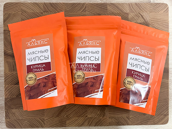 Мясо (АЛЬЯНС) вяленое курица "Гриль" 50 гр. в Бронницах