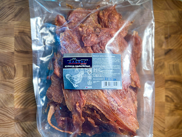 Мясо (АЛЬЯНС) вяленое курица 500гр "С халапеньо" в Бронницах