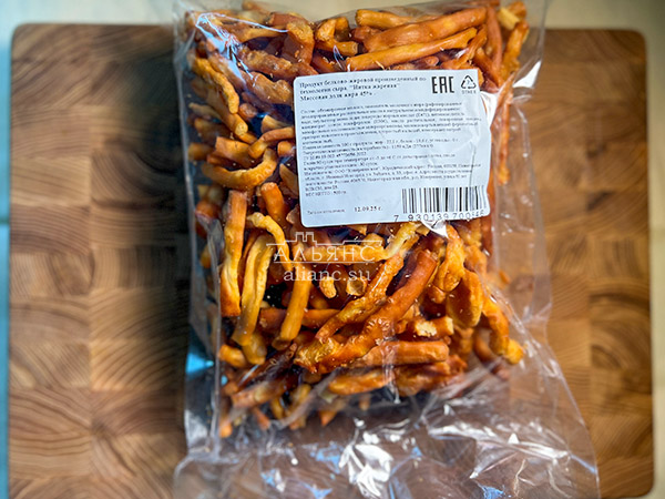 Нитка ЖАРЕНАЯ  Oktobersnack1 кг (сырный продукт) в Бронницах