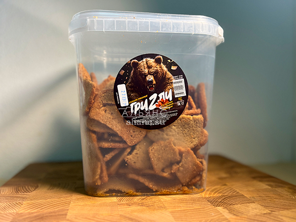 Ведро Ржаные гренки со вкусом Крылышки Барбекю (1 кг) в Бронницах