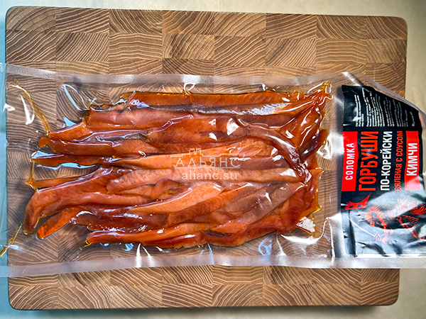 Горбуша соломка по-корейски в Бронницах