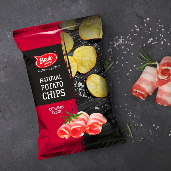 Картофель «Бруто» со вкусом бекона 70 гр. в Бронницах